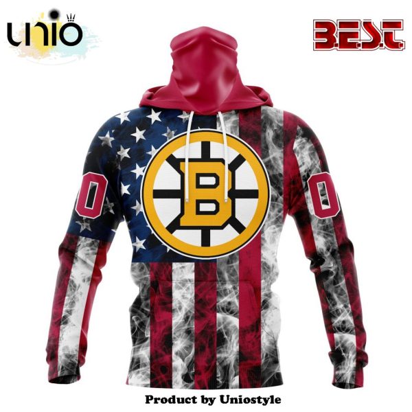 NHL Boston Bruins Special Design For Independence Day The Fourth Of July Hoodie