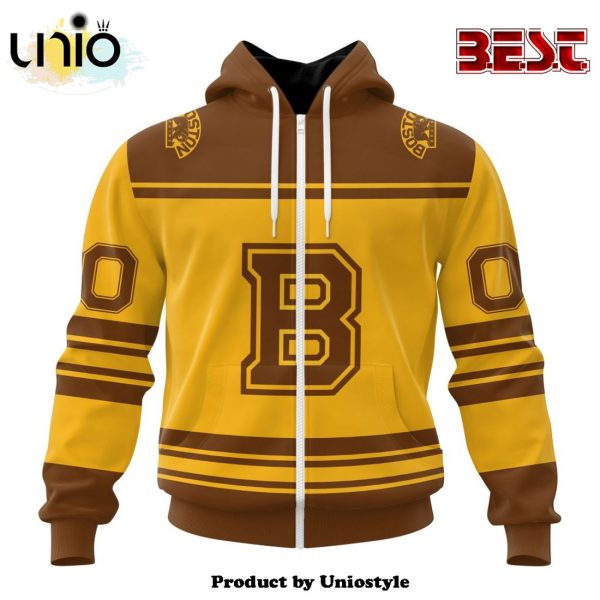 NHL Boston Bruins Special Two-tone Hoodie Design