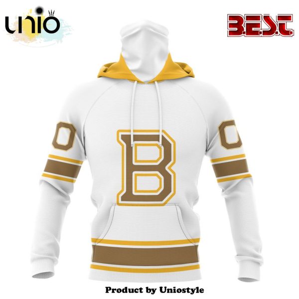 NHL Boston Bruins Special Whiteout Hoodie Design