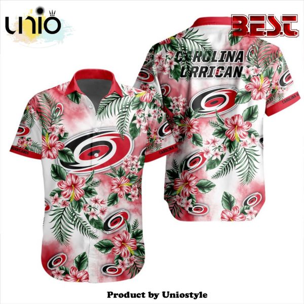 NHL Carolina Hurricanes Premium Design Hawaiian Button Shirt