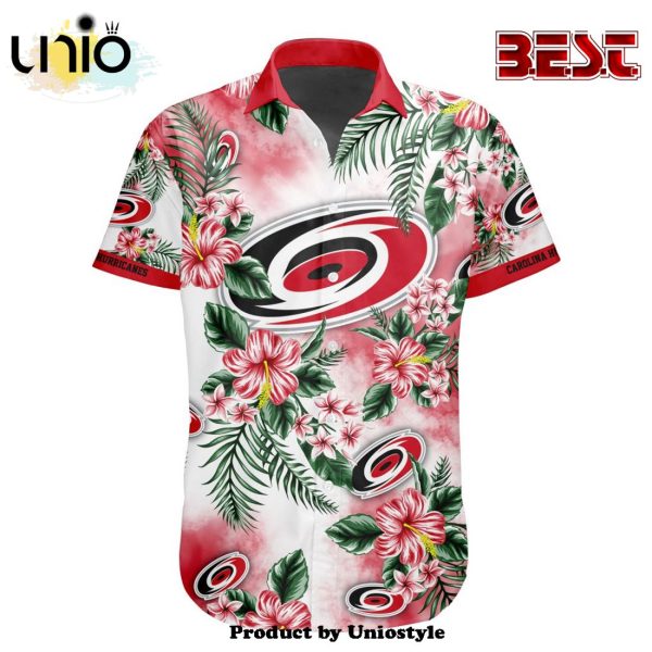 NHL Carolina Hurricanes Premium Design Hawaiian Button Shirt