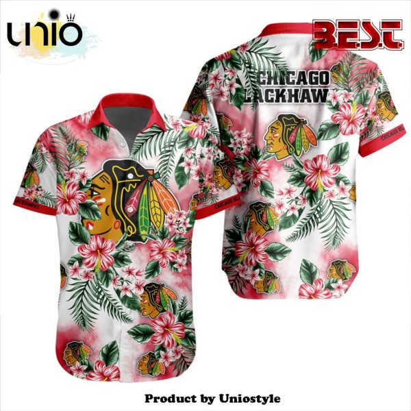 NHL Chicago Blackhawks Premium Design Hawaiian Button Shirt