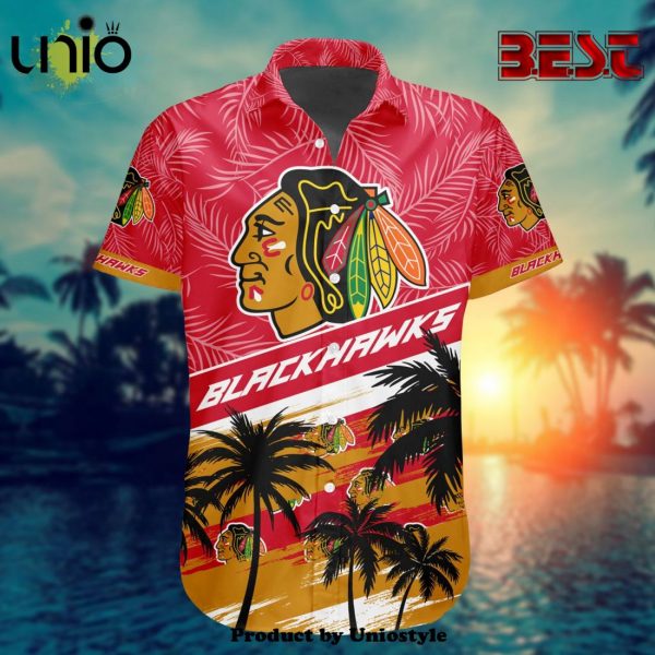 NHL Chicago Blackhawks Special Design Hawaiian Button Shirt