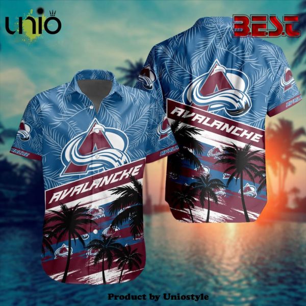 NHL Colorado Avalanche Special Design Hawaiian Button Shirt