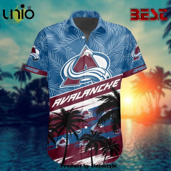 NHL Colorado Avalanche Special Design Hawaiian Button Shirt