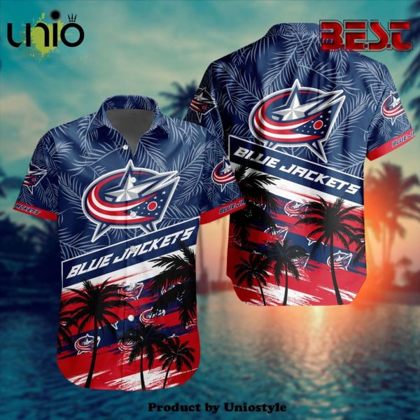 NHL Columbus Blue Jackets Special Design Hawaiian Button Shirt