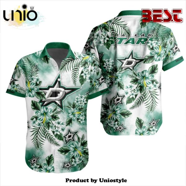 NHL Dallas Stars Premium Design Hawaiian Button Shirt