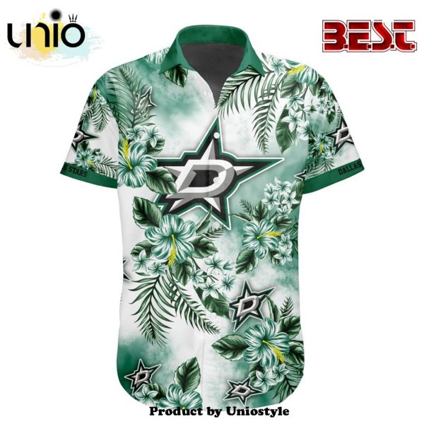 NHL Dallas Stars Premium Design Hawaiian Button Shirt