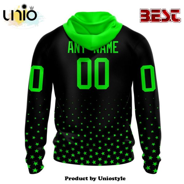 NHL Dallas Stars Special Blackout Hoodie Design