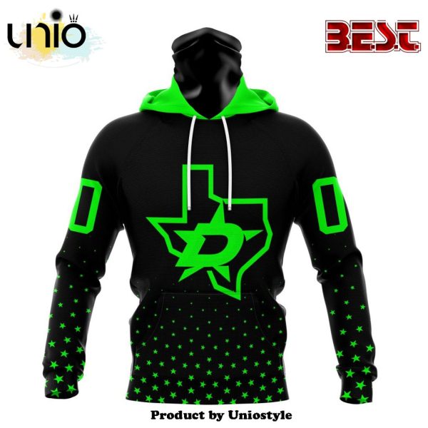 NHL Dallas Stars Special Blackout Hoodie Design