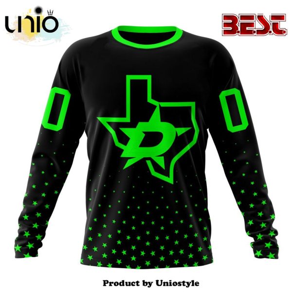 NHL Dallas Stars Special Blackout Hoodie Design