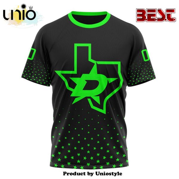 NHL Dallas Stars Special Blackout Hoodie Design