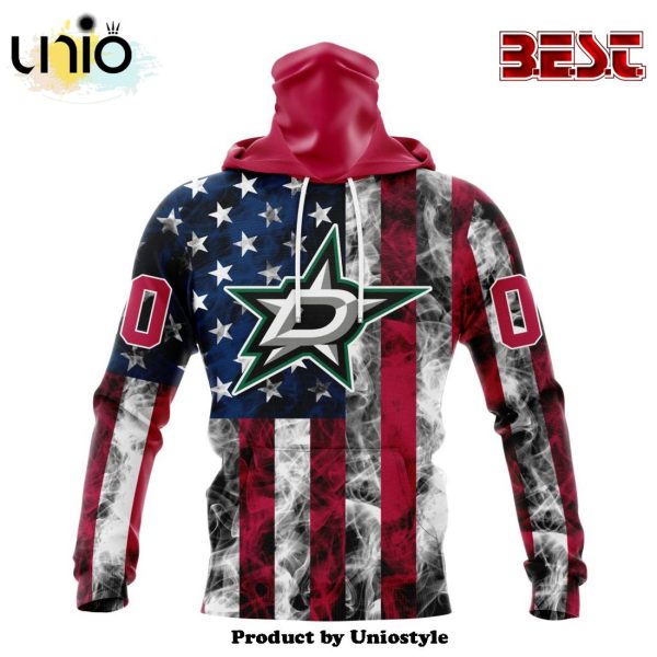 NHL Dallas Stars Special Design For Independence Day The Fourth Of July Hoodie