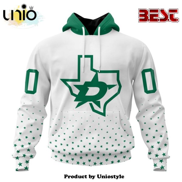 NHL Dallas Stars Special Whiteout Hoodie Design