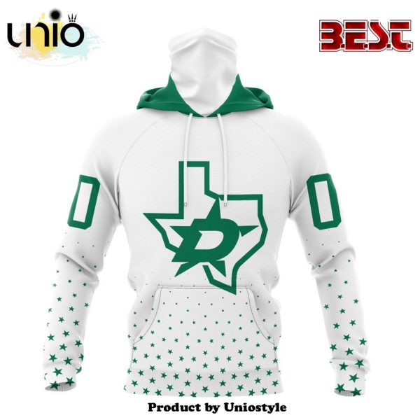 NHL Dallas Stars Special Whiteout Hoodie Design