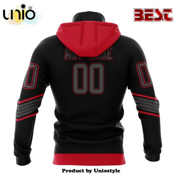 NHL Detroit Red Wings Special Blackout Hoodie Design