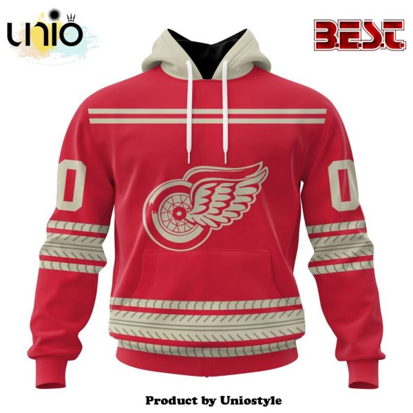 NHL Detroit Red Wings Special Two-tone Hoodie Design