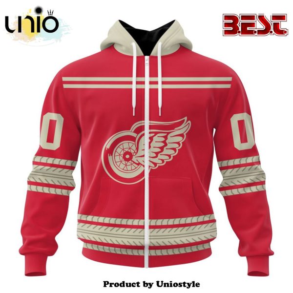 NHL Detroit Red Wings Special Two-tone Hoodie Design