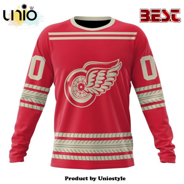 NHL Detroit Red Wings Special Two-tone Hoodie Design