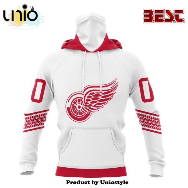 NHL Detroit Red Wings Special Whiteout Hoodie Design