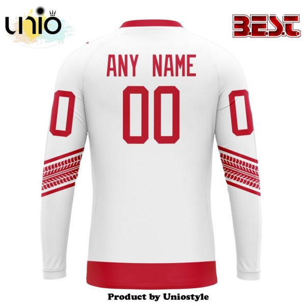 NHL Detroit Red Wings Special Whiteout Hoodie Design