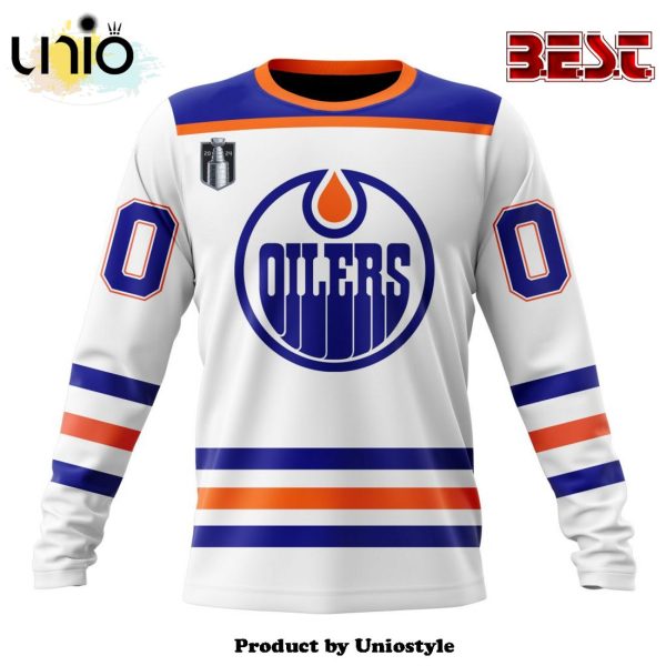 NHL Edmonton Oilers 2024 Stanley Cup Final Away Kits Hoodie