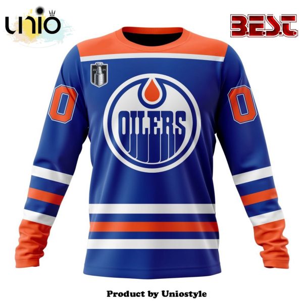 NHL Edmonton Oilers 2024 Stanley Cup Final Home Kits Hoodie