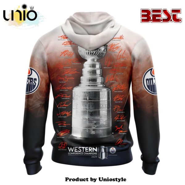 NHL Edmonton Oilers 2024 Western Conference Champions Hoodie