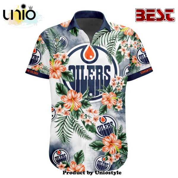 NHL Edmonton Oilers Premium Design Hawaiian Button Shirt