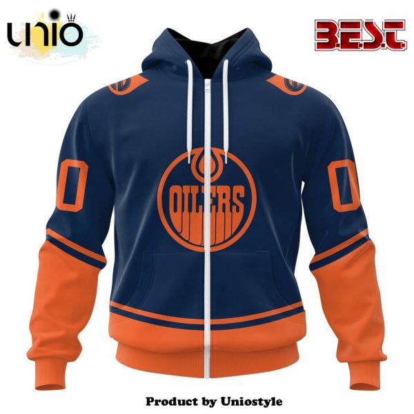 NHL Edmonton Oilers Special Two-tone Hoodie Design