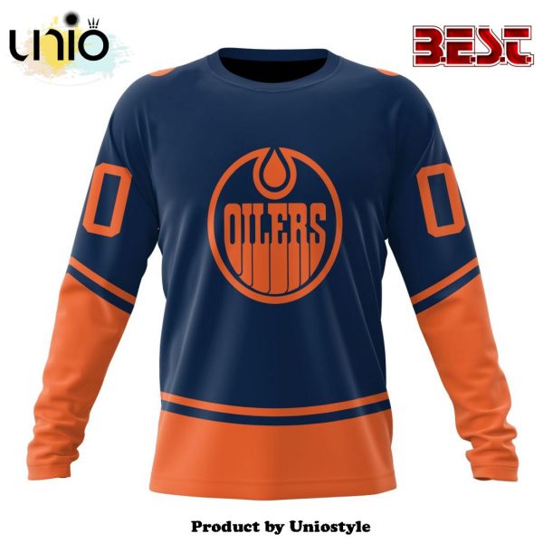 NHL Edmonton Oilers Special Two-tone Hoodie Design