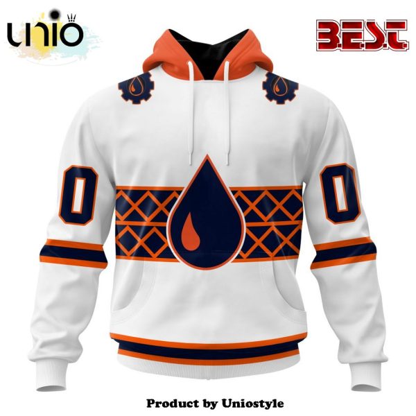 NHL Edmonton Oilers Special Whiteout Hoodie Design