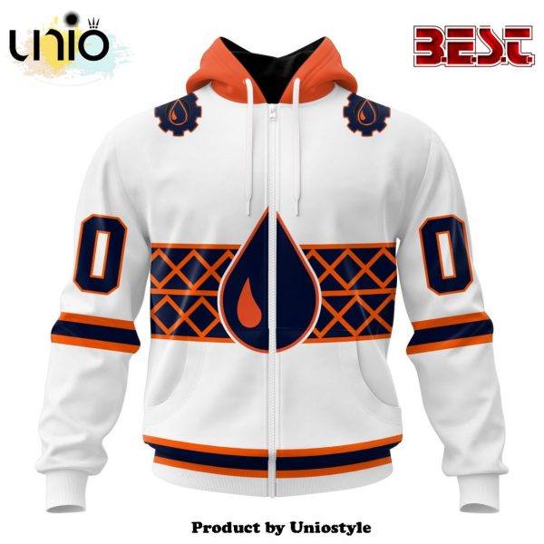 NHL Edmonton Oilers Special Whiteout Hoodie Design