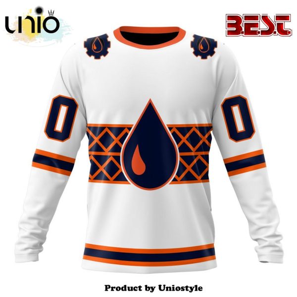 NHL Edmonton Oilers Special Whiteout Hoodie Design