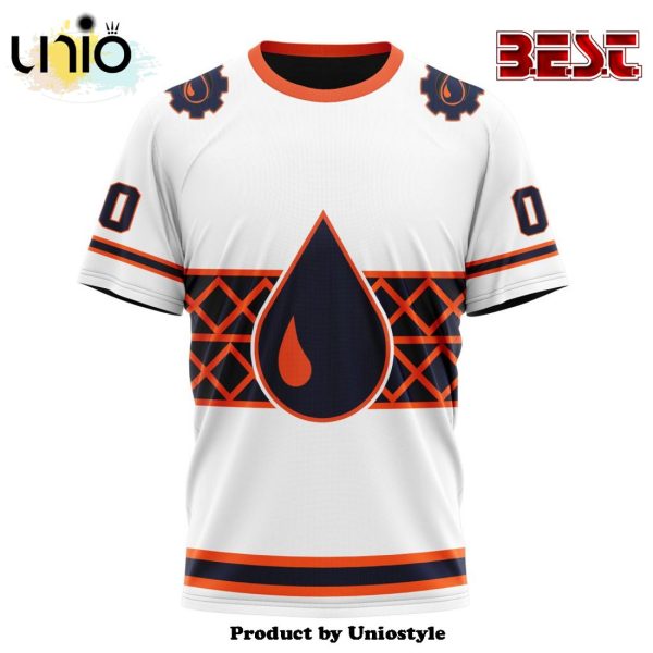 NHL Edmonton Oilers Special Whiteout Hoodie Design