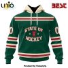 NHL Minnesota Wild Special Blackout Hoodie Design