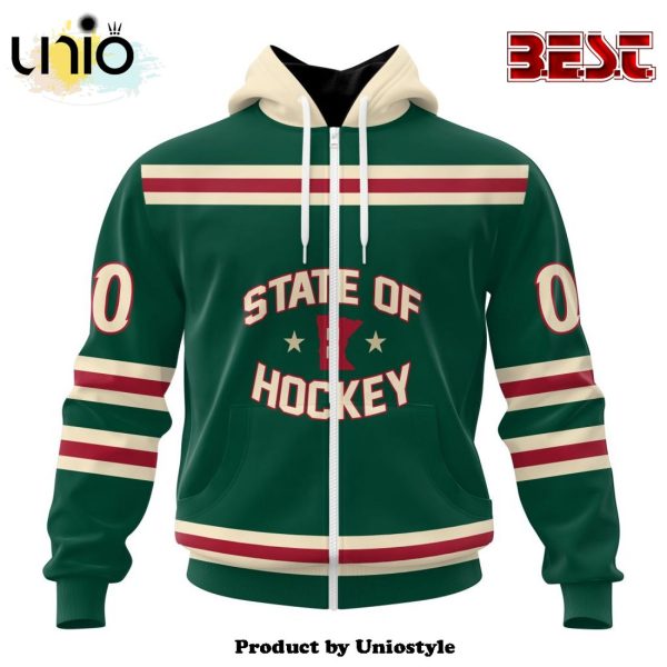 NHL Minnesota Wild Personalized Alternate Concepts Kits Hoodie