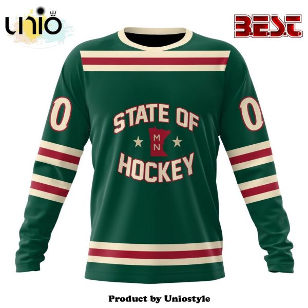 NHL Minnesota Wild Personalized Alternate Concepts Kits Hoodie