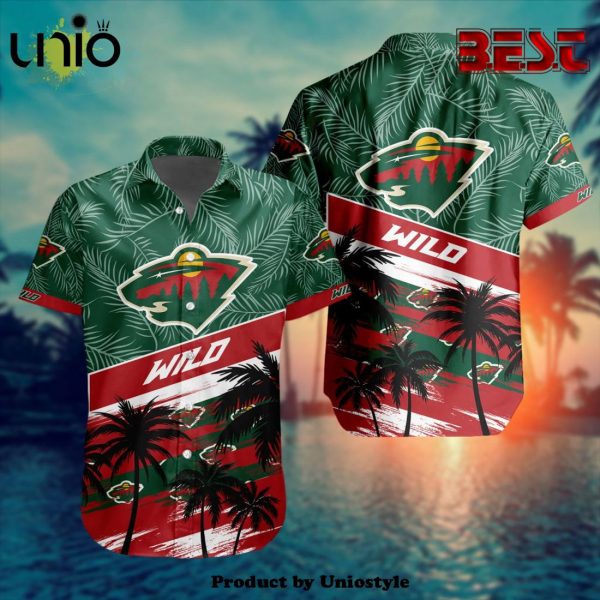 NHL Minnesota Wild Special Design Hawaiian Button Shirt