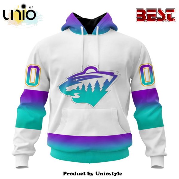 NHL Minnesota Wild Special Whiteout Hoodie Design