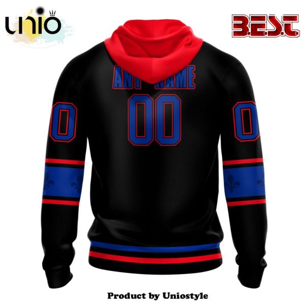 NHL Montreal Canadiens Special Blackout Hoodie Design