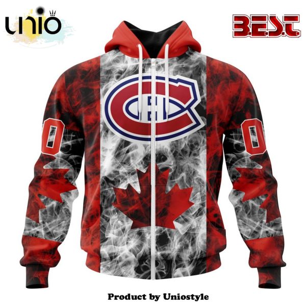 NHL Montreal Canadiens Special Design For Canada Day Hoodie