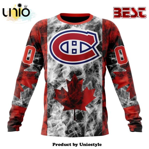 NHL Montreal Canadiens Special Design For Canada Day Hoodie