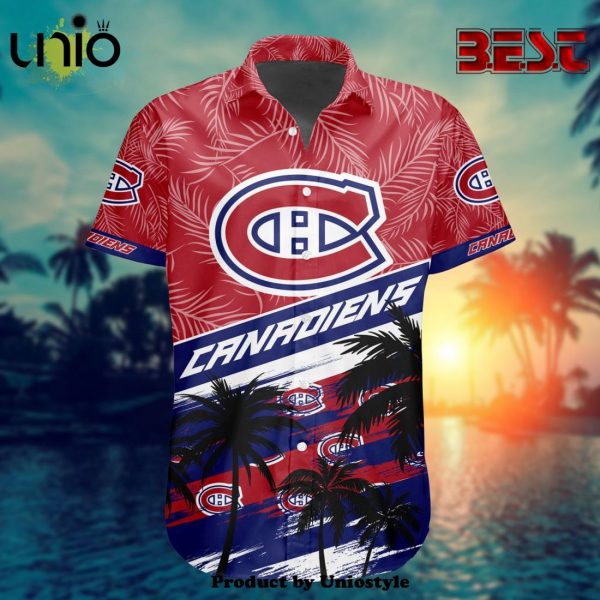 NHL Montreal Canadiens Special Design Hawaiian Button Shirt