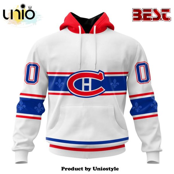 NHL Montreal Canadiens Special Whiteout Hoodie Design