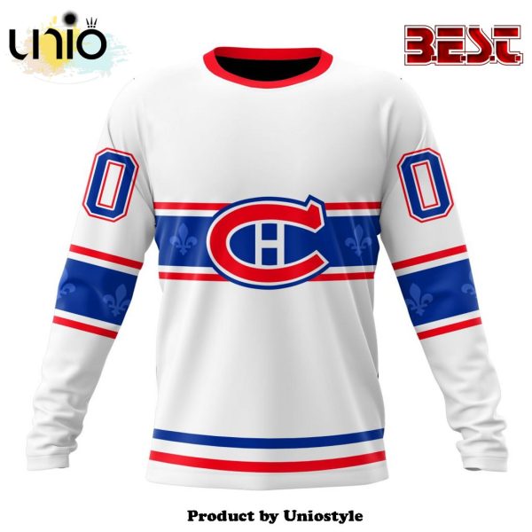 NHL Montreal Canadiens Special Whiteout Hoodie Design