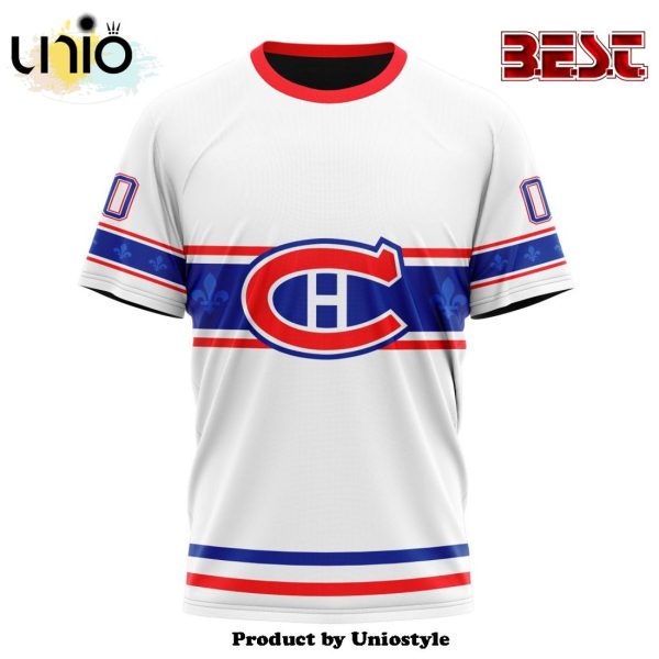 NHL Montreal Canadiens Special Whiteout Hoodie Design