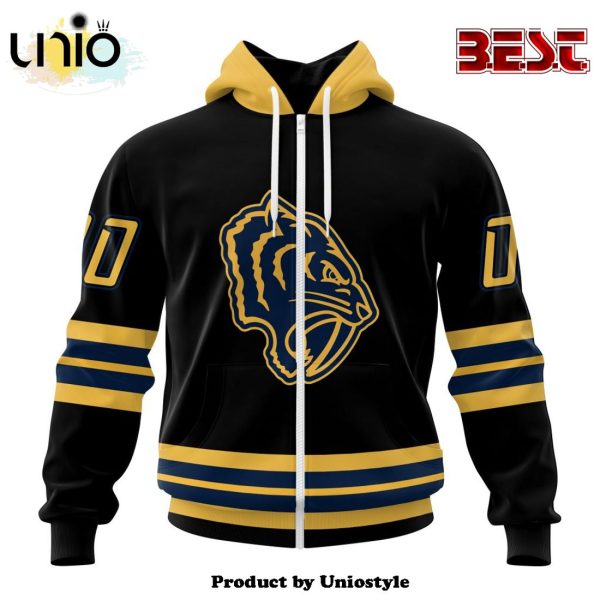 NHL Nashville Predators Special Blackout Hoodie Design