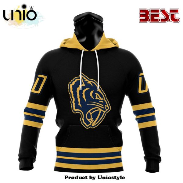 NHL Nashville Predators Special Blackout Hoodie Design