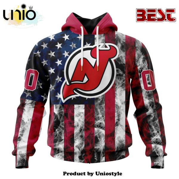 NHL New Jersey Devils Special Design For Independence Day The Fourth Of July Hoodie